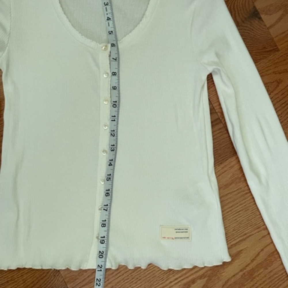 Odd Molly Long Sleeve Top-White-Sz 1 NWOT - Picture 8 of 8
